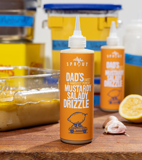 Dad’s Mustardy Salady Drizzle